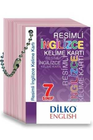 Dilko 7. Sınıf Resimli İngilizce Kelime Kartı Dilko Yayıncılık
