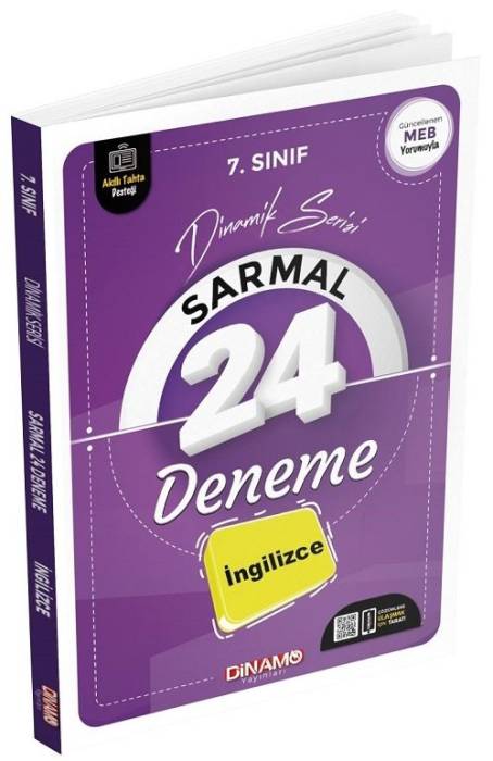 Dinamo 7. Sınıf İngilizce Dinamik Sarmal 24 Deneme Dinamo Yayınları