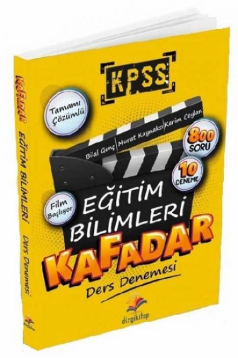 KPSS Eğitim Bilimleri KAFADAR 10 Deneme Çözümlü Dizgi Kitap Yayınları