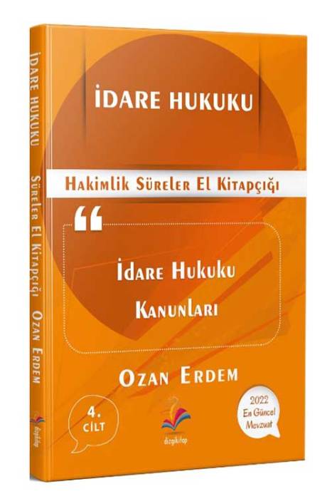 Dizgi Kitap İdare Hukuku Süreler Kitabı - Ozan Erdem Dizgi Kitap Yayınları