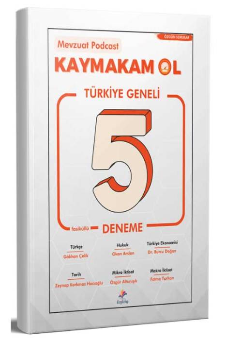 Dizgi Kitap Kaymakamlık Mevzuat Podcast Kaymakam Ol Türkiye Geneli Fasikül 5 Deneme Çözümlü