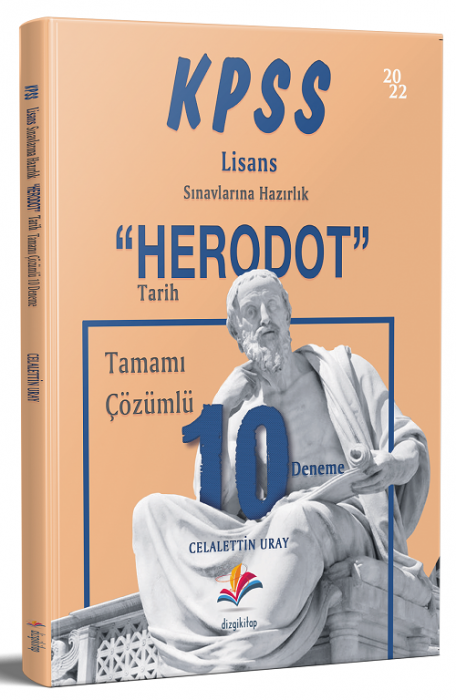 Dizgi Kitap 2022 KPSS Lisans ve Önlisans HERODOT Tarih 10 Deneme Dizgi Kitap Yayınları