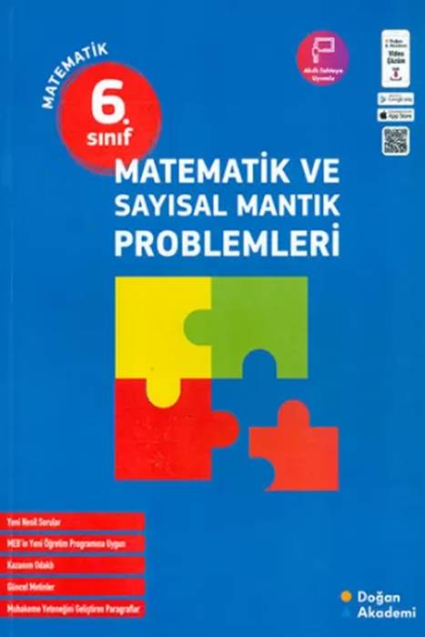 Doğan Akademi 6.Sınıf Matematik ve Sayısal Mantık Problemleri Soru Bankası Doğan Akademi Yayınları