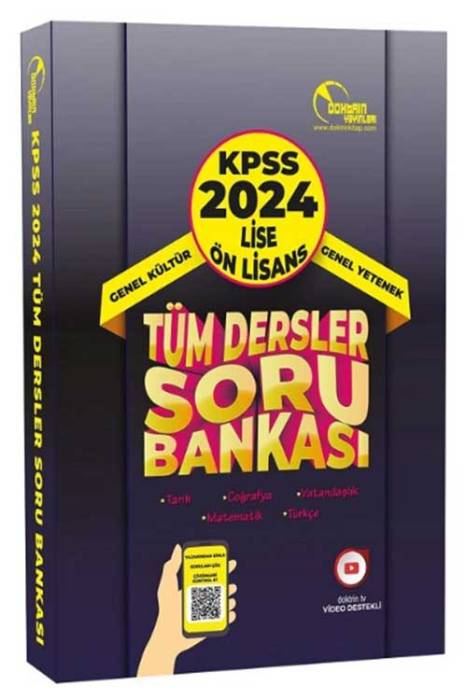 2024 KPSS Lise Ön Lisans Tüm Dersler Soru Bankası Doktrin Yayınları