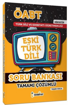Edebiyat TV ÖABT Türk Dili Edebiyatı Eski Türk Dili MİNYATÜR Soru Bankası Çözümlü - Thumbnail