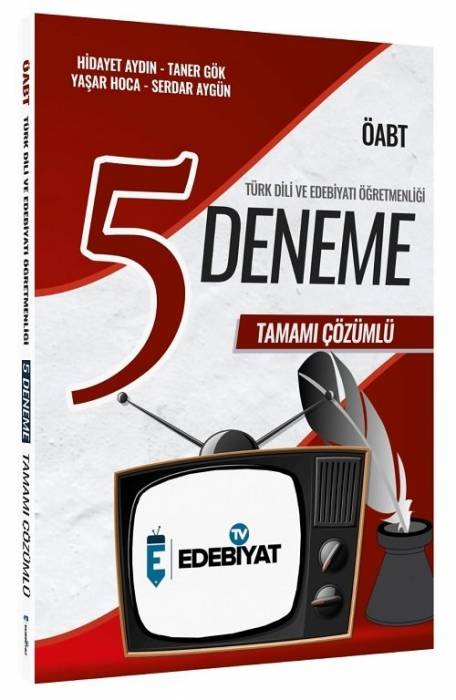 Edebiyat TV ÖABT Türk Dili Edebiyatı 5 Deneme Çözümlü Edebiyat TV Yayınları