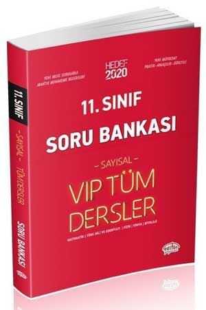 Editör 11. Sınıf VIP Tüm Dersler Sayısal Soru Bankası Editör Yayınları