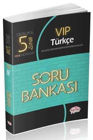 Editör 5. Sınıf VIP Türkçe Soru Bankası Editör Yayınları