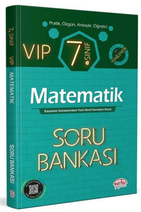 Editör 7. Sınıf VIP Matematik Soru Bankası Editör Yayınları