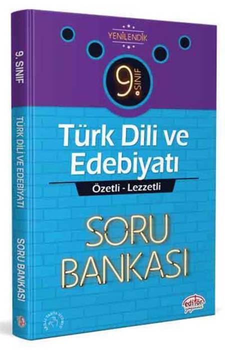 Editör 9. Sınıf Türk Dili ve Edebiyatı Özetli Lezzetli Soru Bankası Editör Yayınları