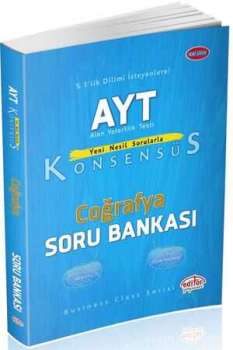 Editör AYT Coğrafya Konsensüs Soru Bankası Editör Yayınları - Thumbnail