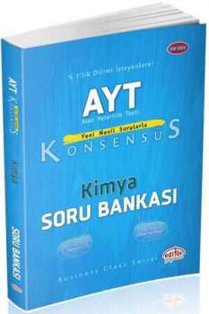 Editör AYT Kimya Konsensüs Soru Bankası Editör Yayınları - Thumbnail