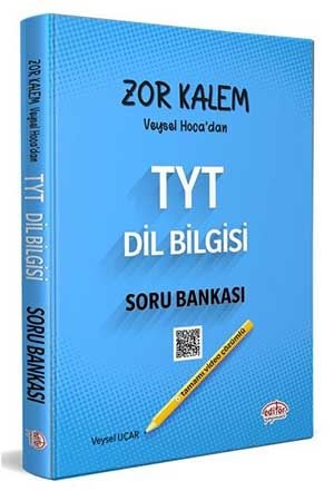 Editör TYT Zor Kalem Veysel Hocadan Tamamı Video Çözümlü Dil Bilgisi Soru Bankası Editör Yayınları