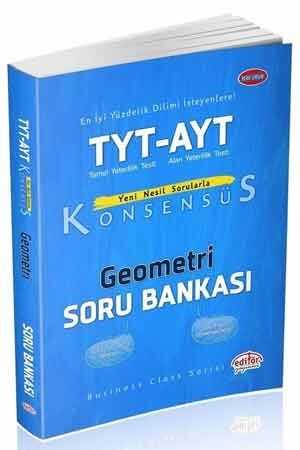 Editör YKS TYT AYT Konsensüs Geometri Soru Bankası Editör Yayınları