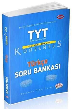 Editör YKS TYT Konsensüs Türkçe Soru Bankası Editör Yayınevi