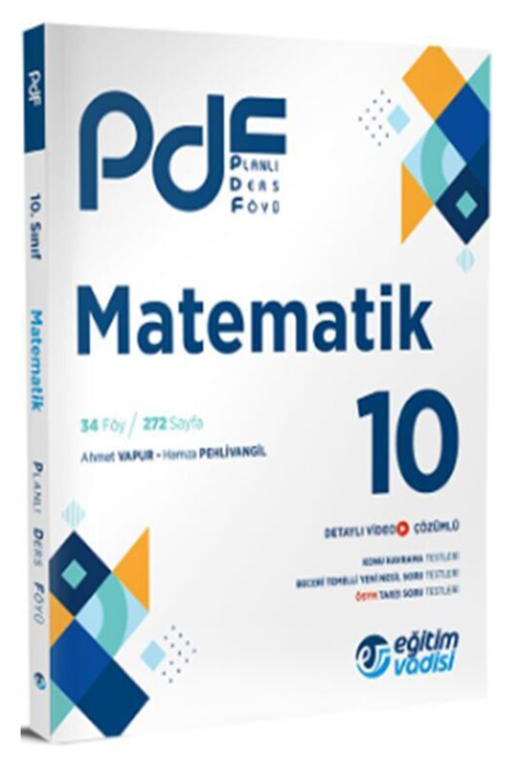 10. Sınıf Matematik PDF Planlı Ders Föyü Eğitim Vadisi Yayınları