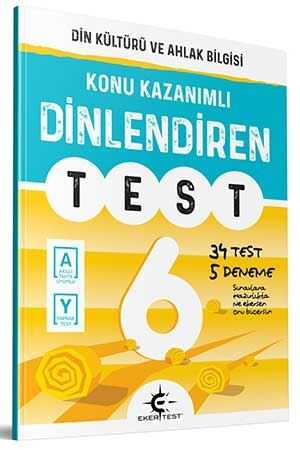 Eker Test 6. Sınıf Din Kültürü ve Ahlak Bilgisi Dinlendiren Test Eker Test Yayınları