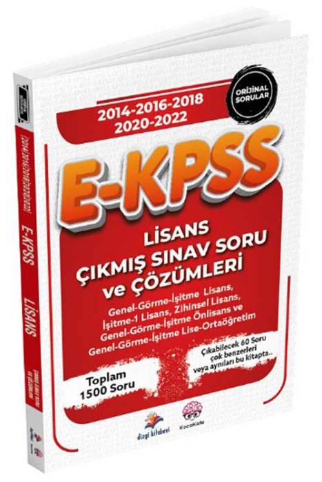 EKPSS Lisans Son 5 Sınav Çıkmış Sorular Çözümlü Dizgi Kitap Yayınları