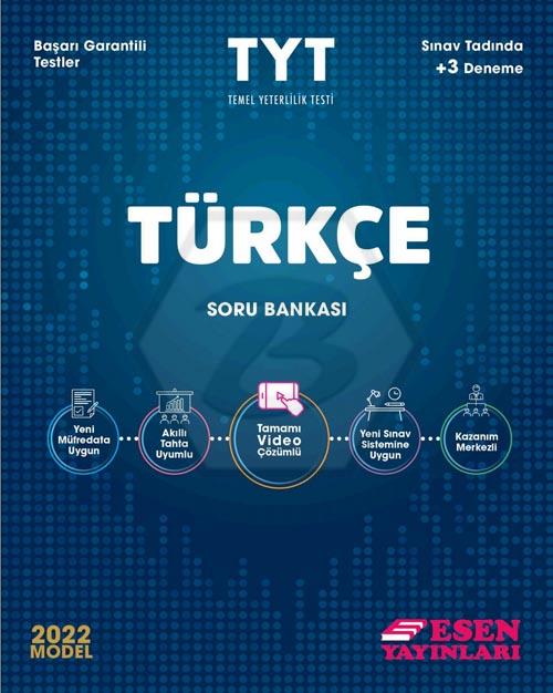 Esen 2022 TYT Türkçe Soru Bankası Esen Yayınları