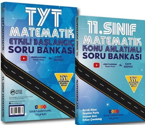 Etkili Matematik Yayınları 11. Sınıf Çevir TYT Matematik Konu Anlatımlı Soru Bankası