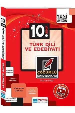 Evrensel 10. Sınıf Türk Dili ve Edebiyatı Video Çözümlü Soru Bankası Evrensel İletişim Yayınları