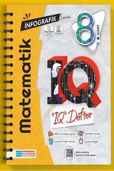 Evrensel 8. Sınıf LGS Matematik İnfografik Serisi IQ Akıllı Defter Evrensel İletişim Yayınları