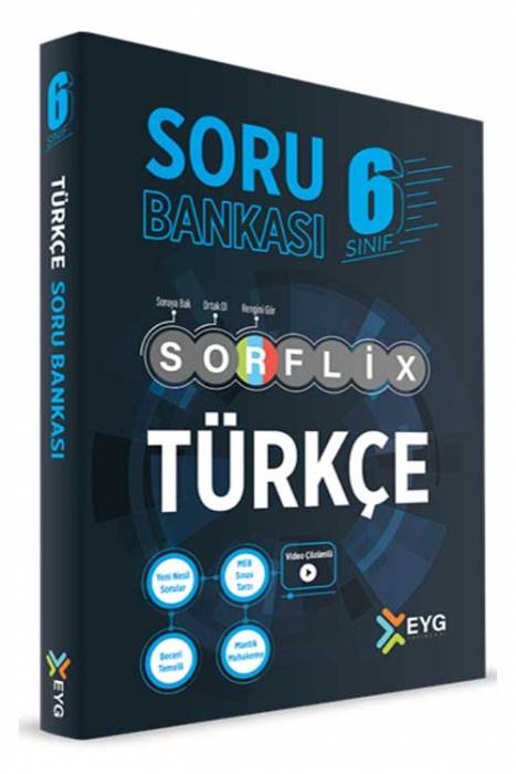 EYG 6. Sınıf Sorflix Türkçe Soru Bankası EYG Yayınları