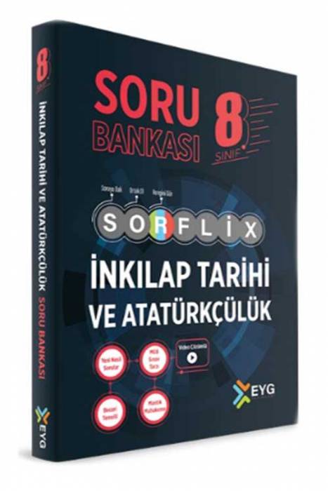 EYG LGS 8. Sınıf Sorflix İnkılap Tarihi ve Atatürkçülük Soru Bankası EYG Yayınları