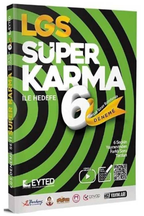 Süper Karma 8. Sınıf LGS Süper Karma 6 Deneme Seti EYTED Süper Karma