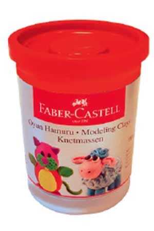 Faber Castell Florasan Kırmızı Su Bazlı Oyun Hamuru