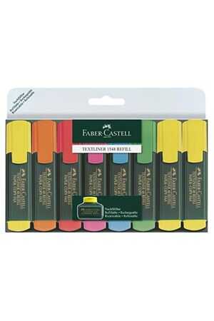 Faber Castell Fosforlu Kalem 6+2 Li Textliner
