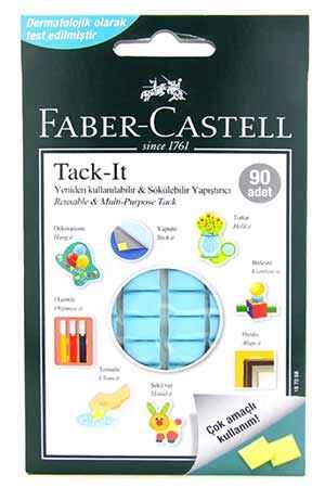 Faber Castell Tack-İt Hamur yapıştırıcı Açık Mavi