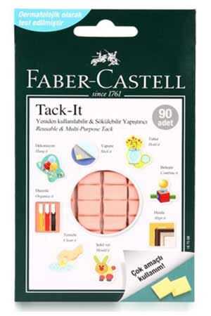 Faber Castell Tack-İt Hamur yapıştırıcı Pembe