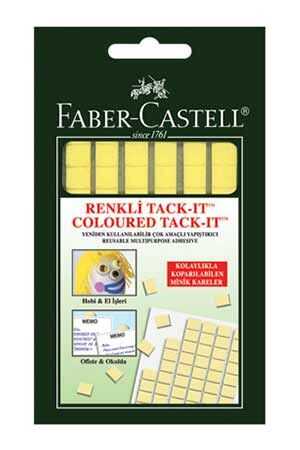 Faber Castell Tack-İt Hamur yapıştırıcı Sarı