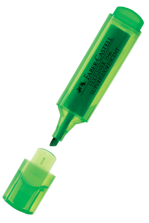 Faber Castell Textliner 46 Süperfloresan Fosforlu Kalem Yeşil