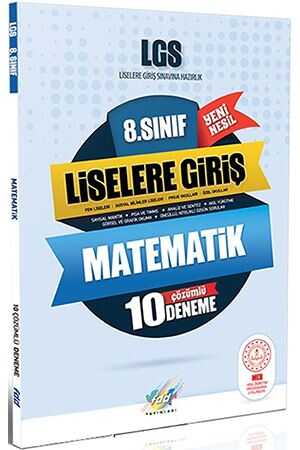 FDD 8. Sınıf LGS Matematik 10 Deneme FDD Yayınları