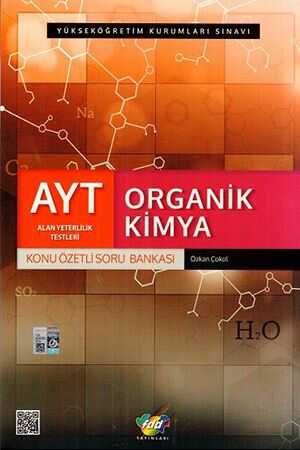 FDD AYT Organik Kimya Konu Özetli Soru Bankası FDD Yayınları