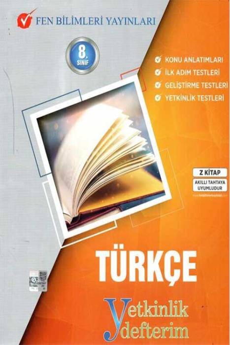 Fen Bilimleri 8. Sınıf Yeni Nesil Türkçe Yetkinlik Defterim Fen Bilimleri Yayınları