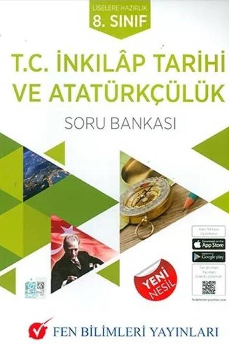 Fen Bilimleri 8.Sınıf İnkılap Tarihi ve Atatürkçülük Soru Bankası Fen Bilimleri Yayınları