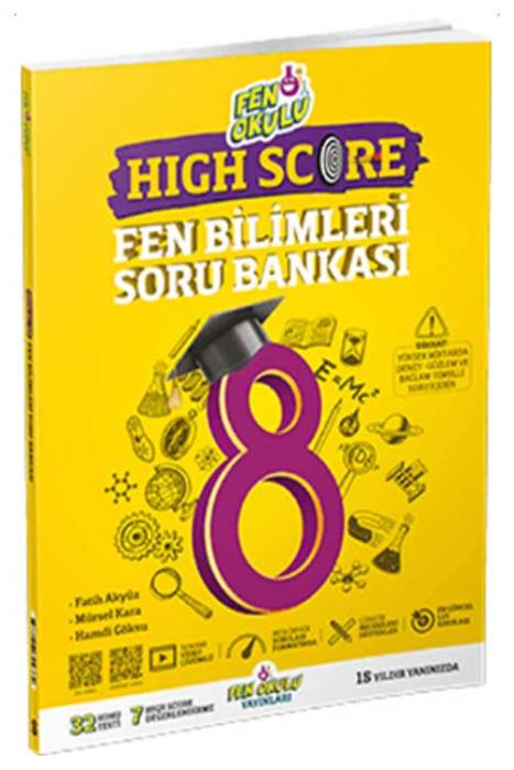Fen Okulu 8. Sınıf Fen Bilimleri High Score Soru Bankası Fen Okulu Yayınları
