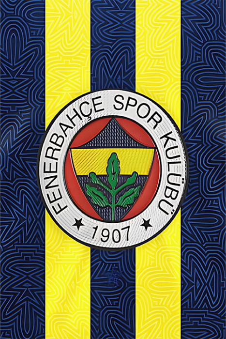 Fenerbahçe Çizgisiz Spiralli Not Defteri Karga Defter