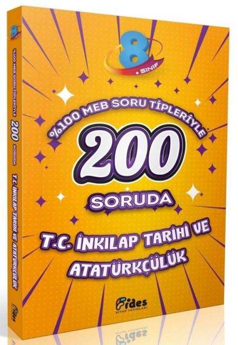 Fides 8. Sınıf 200 Soruda T.C İnkılap Tarihi ve Atatürkçülük Soru Bankası Fides Yayınları