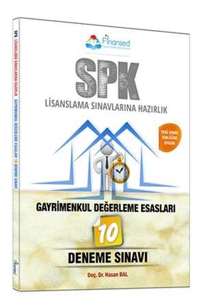 Finansed SPK Gayrimenkul Değerleme Esasları 10 Deneme Sınavı Finansed Yayınları