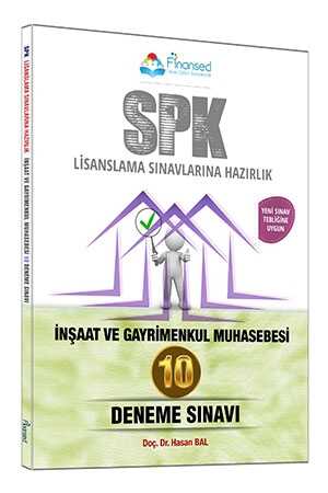 Finansed SPK İnşaat ve Gayrimenkul Muhasebesi Çözümlü 10 Deneme Finansed Yayınları