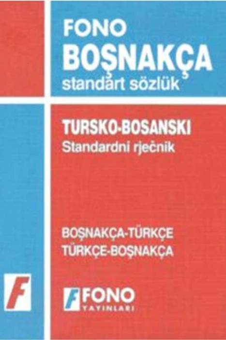 Fono Boşnakça-Tür/Tür-Boşnakça Standart Sözlük Fono Yayınları