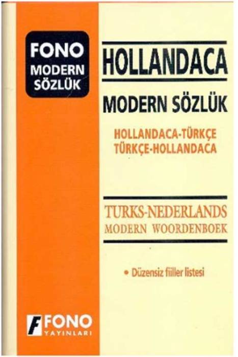 Fono Hollandaca Modern Sözlük Fono Yayınları