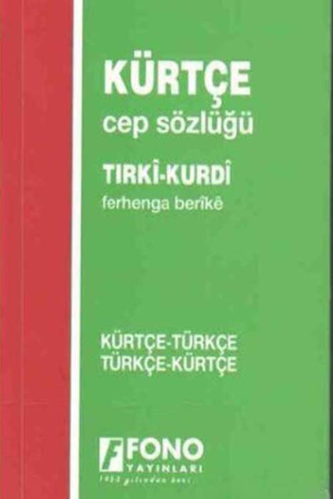 Fono Kürtçe-Tür/Tür-Kürtçe Cep Sözlüğü Fono Yayınları