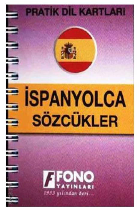 Fono Pratik Dil Kartı İspanyolca Sözcükler Fono Yayınları