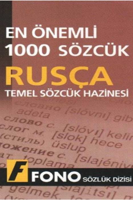 Fono Rusça En Önemli 1000 Sözcük Kitabı Fono Yayınları