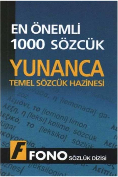 Fono Yunanca En Önemli 1000 Sözcük Fono Yayınları